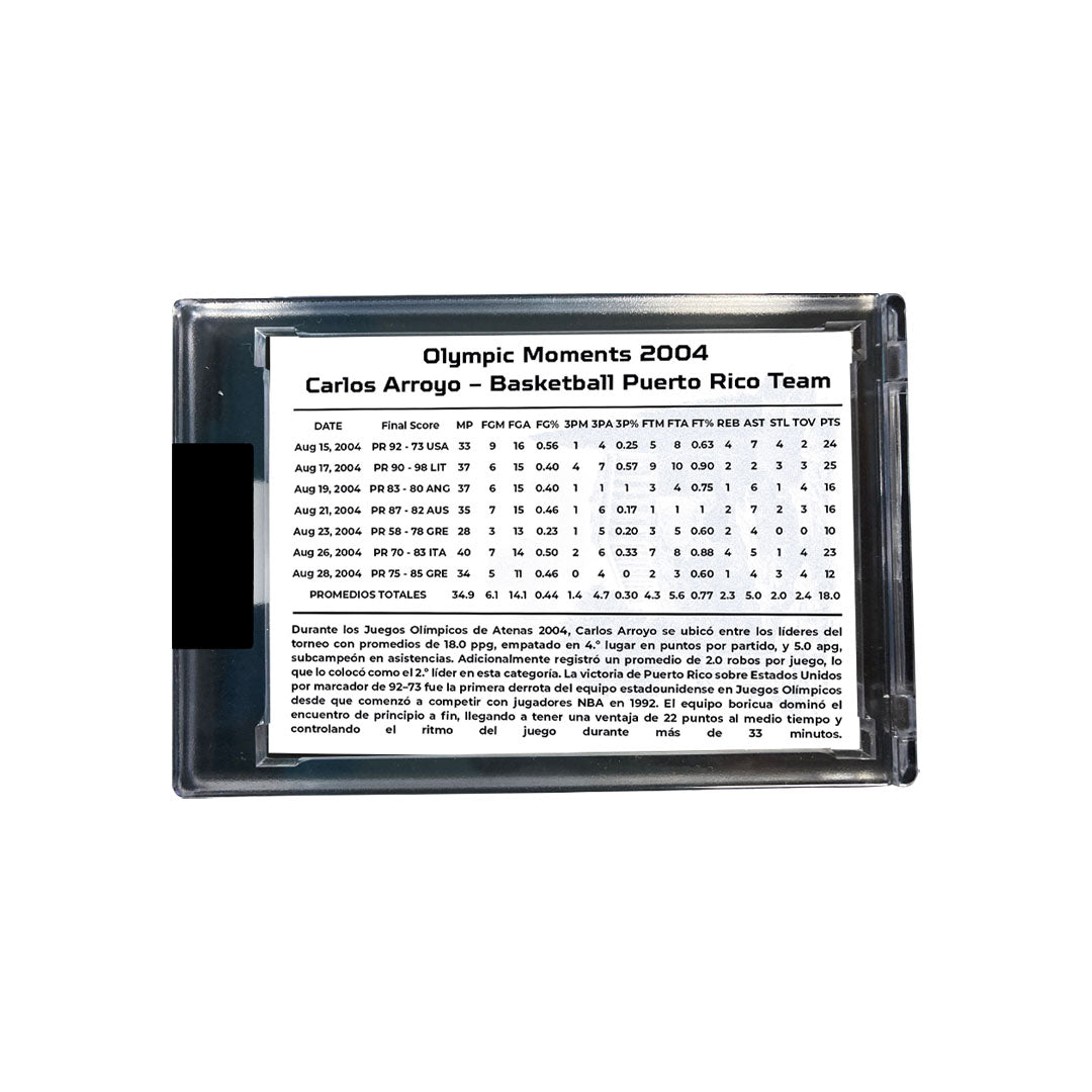 Arroyo Atens 2004 card