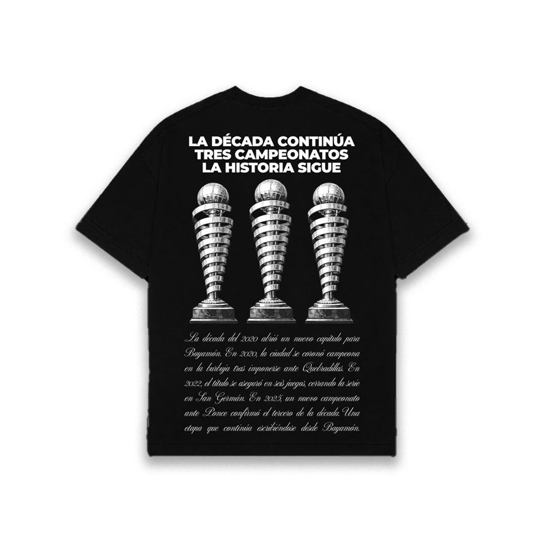 3 Championships Tee — Black